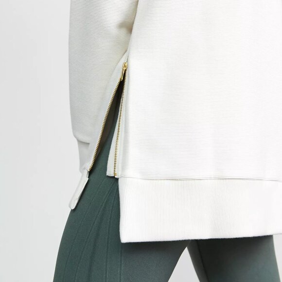 VARLEY NWT Manning Sweatshirt in "Eggnog" White, size S - Picture 13 of 13